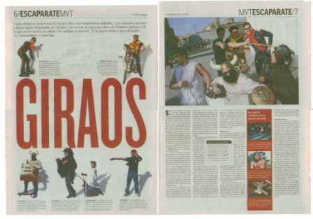 LOS GIRAOS en el HERALDO DE ARAGÓN